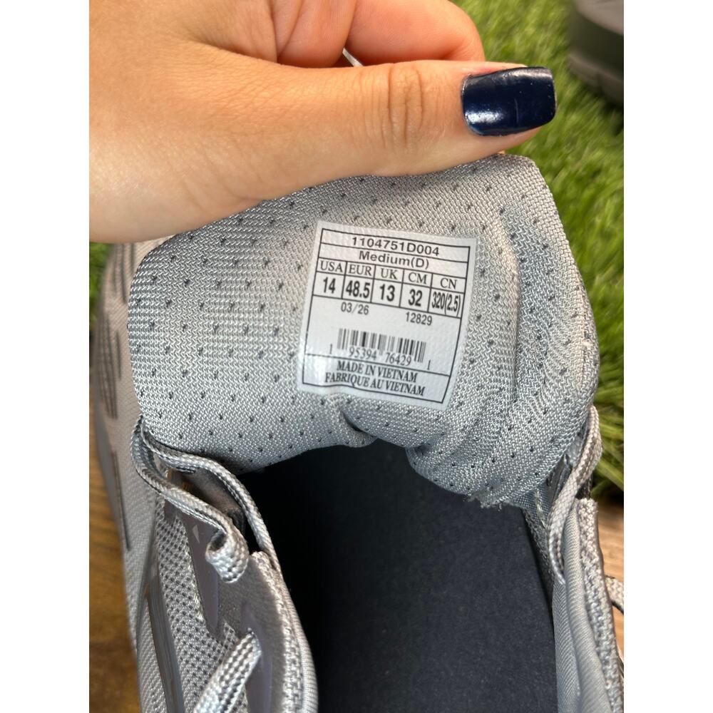 Brooks Ghost Trail 1104751D004 Athletic Sneaker Men's 14D Gray Mesh Training Gym - Picture 14 of 14